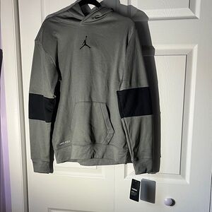 Nike Jordan Hoodie in Gray with Black Details